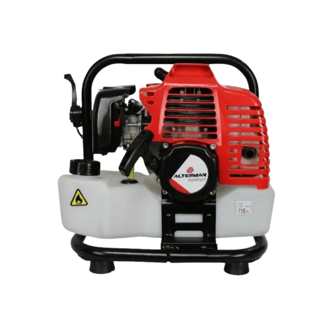 Motobomba Alterman 1,5" x 1,5" con motor 2T